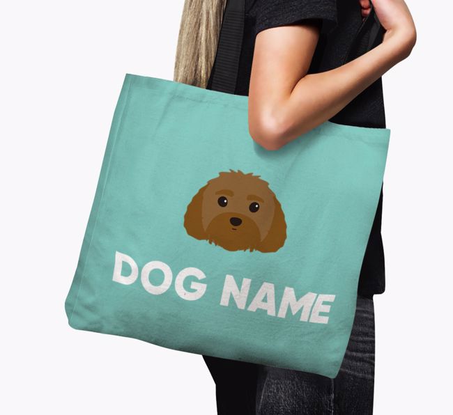 Personalized {dogsName} Icon Canvas Bag